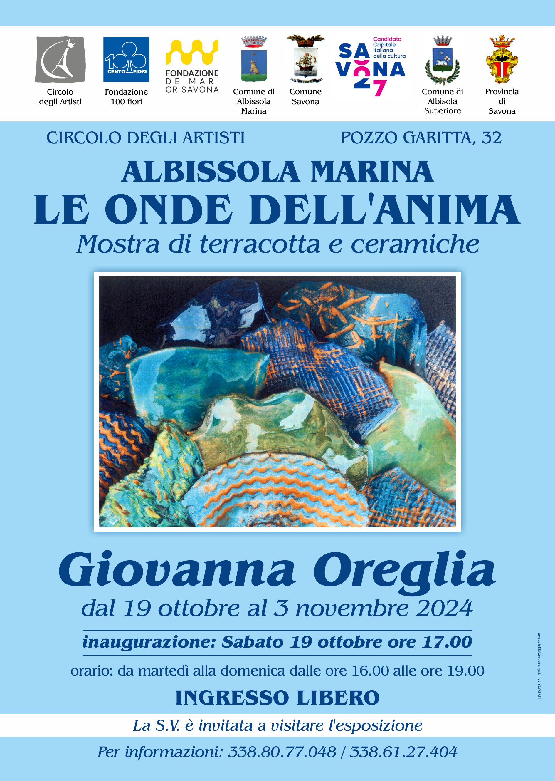 Albissola M.-Mostra Giovanna Oreglia